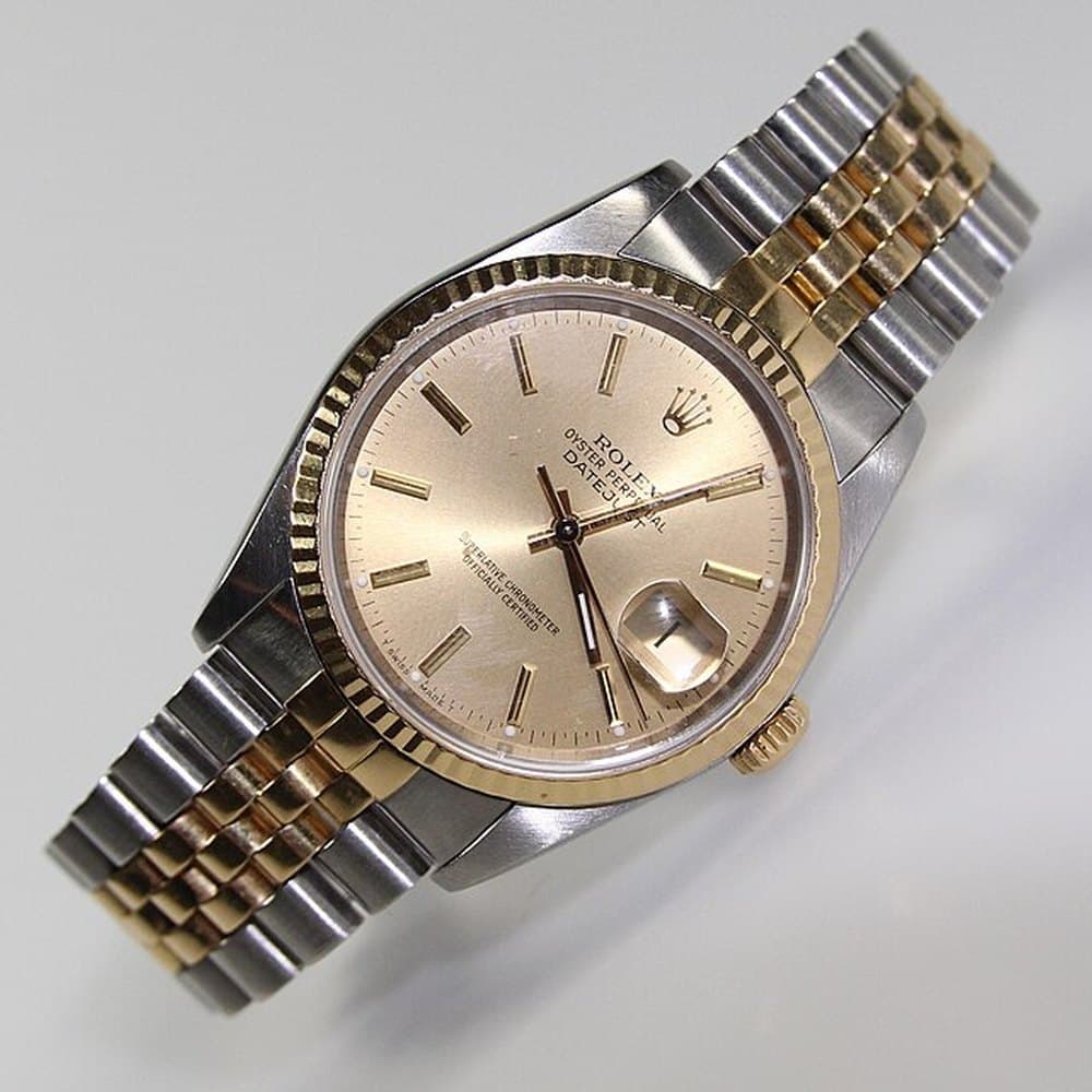 Two-tone Rolex Datejust on a Jubilee bracelet