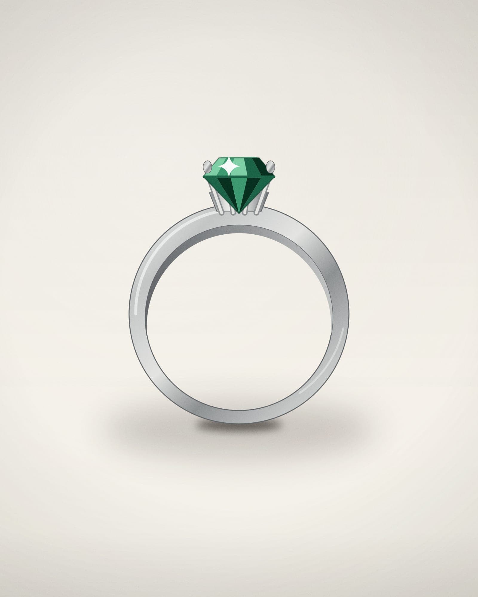 Tiffany & Co. Tiffany Setting Solitaire Ring 1.02 ct — front view