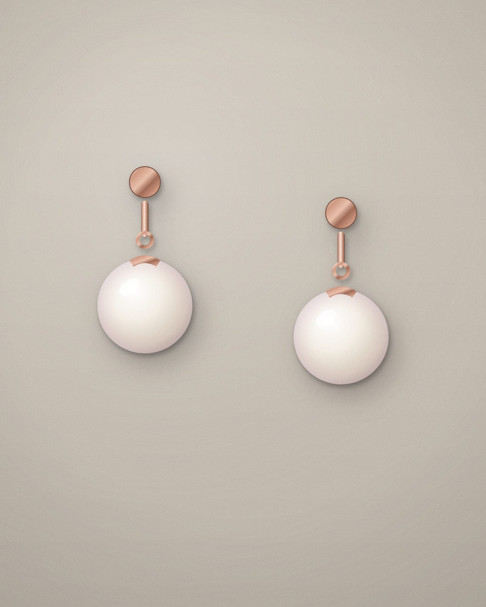 Chopard Happy Hearts Earrings — front view