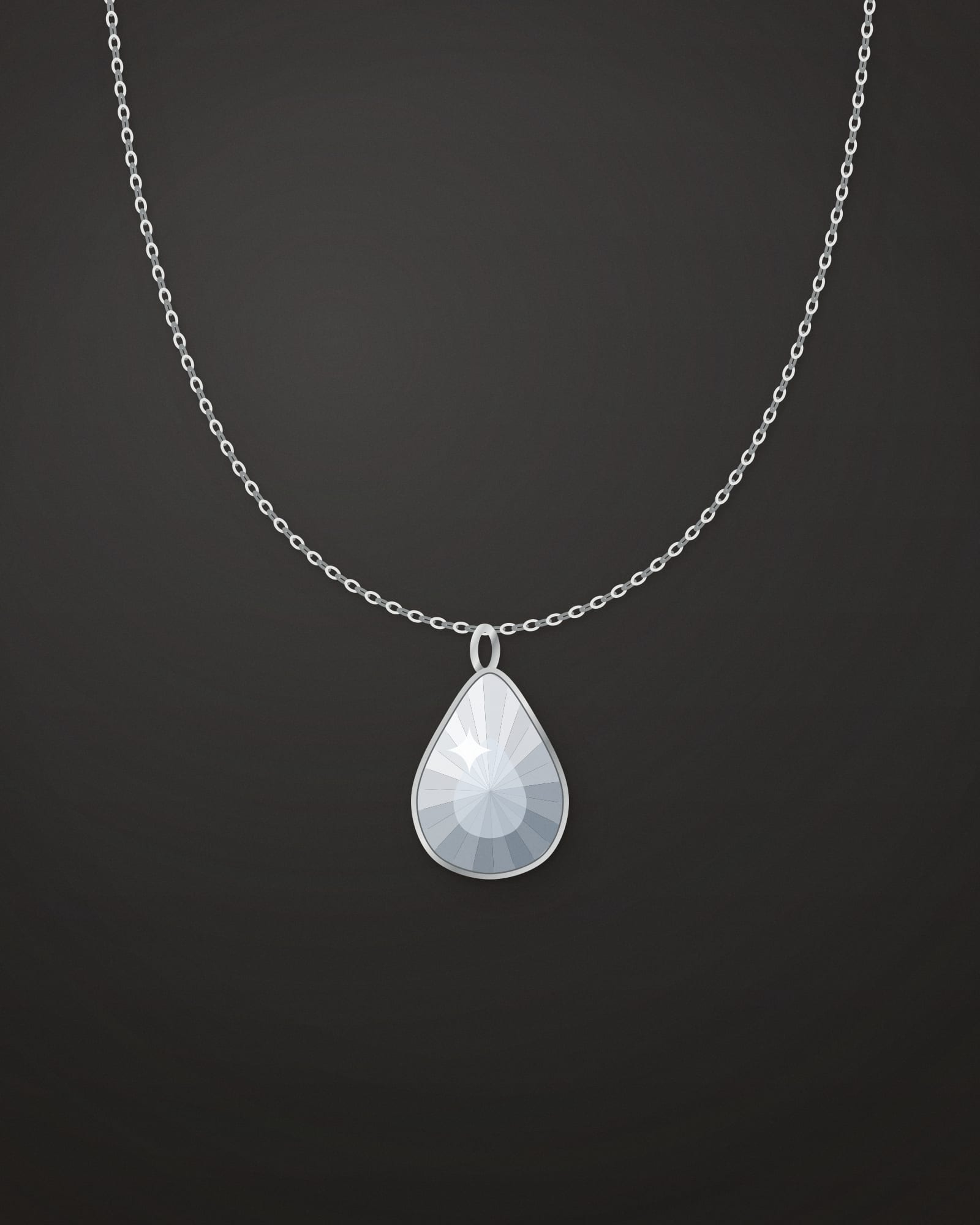 Tiffany & Co. Victoria Diamond Pendant, Platinum — front view