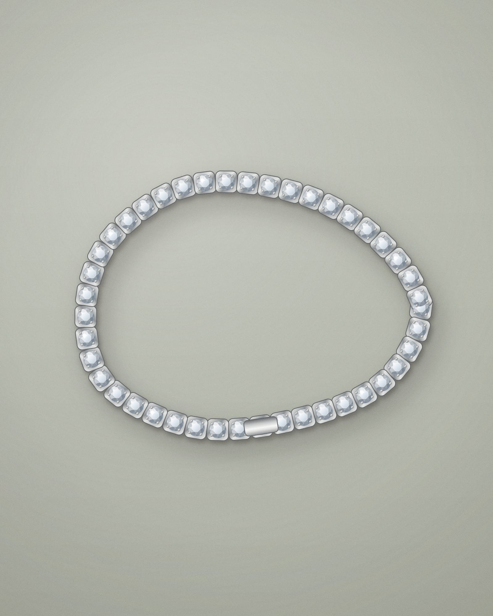 Cartier Juste un Clou Bracelet with Diamonds — front view