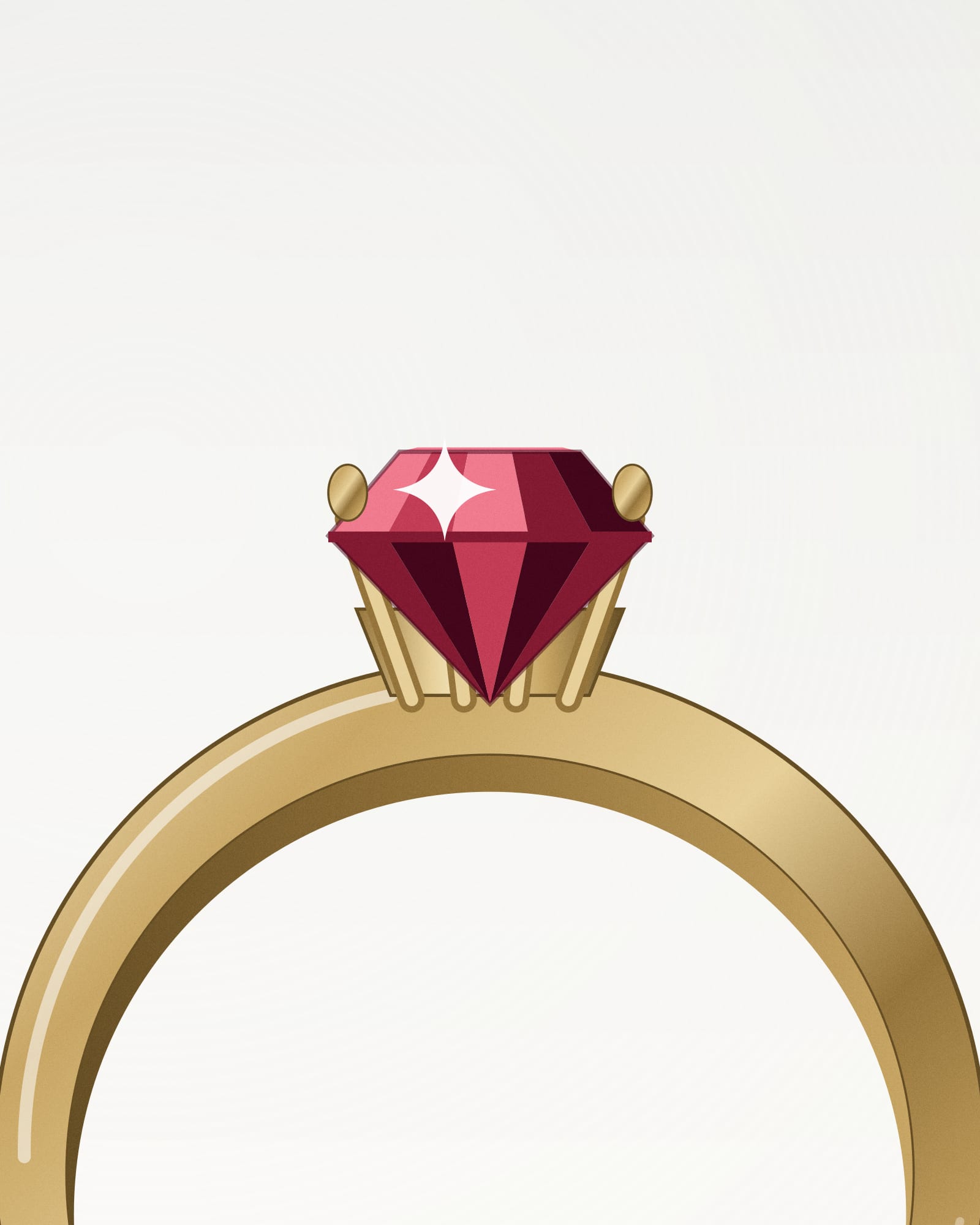 Bulgari B.zero1 Four-Band Ring — detail view