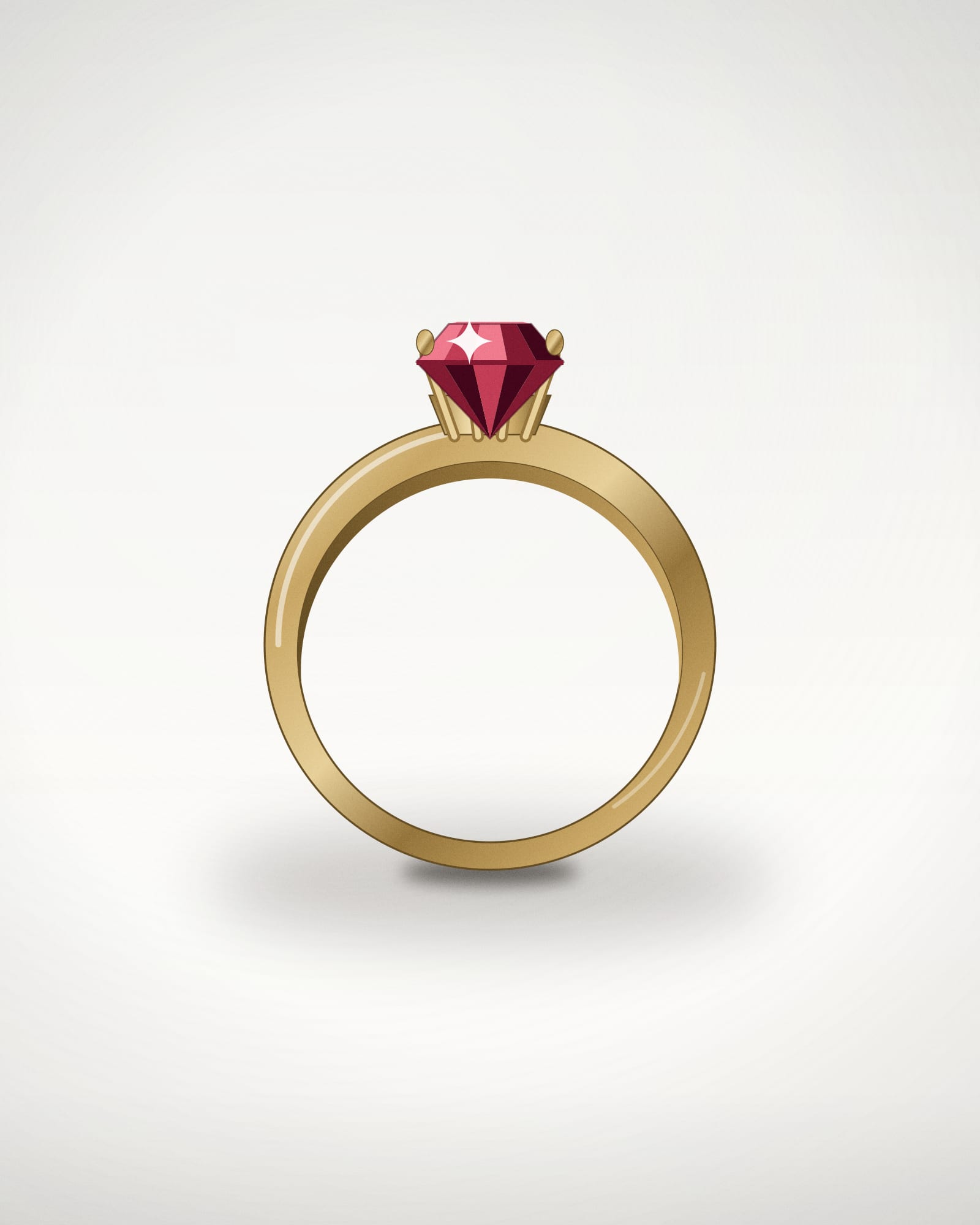 Bulgari B.zero1 Four-Band Ring — front view