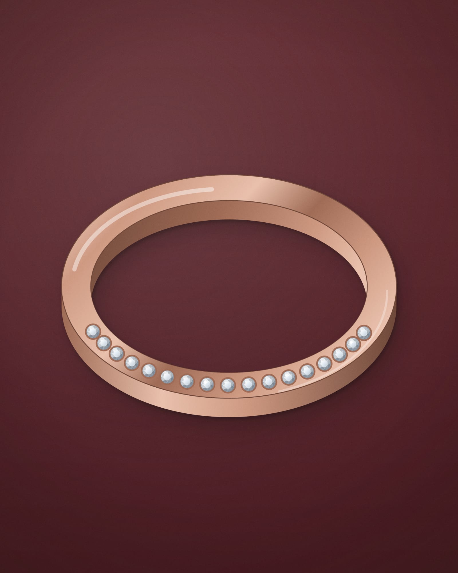 Bulgari Serpenti Viper Ring Pavé — front view