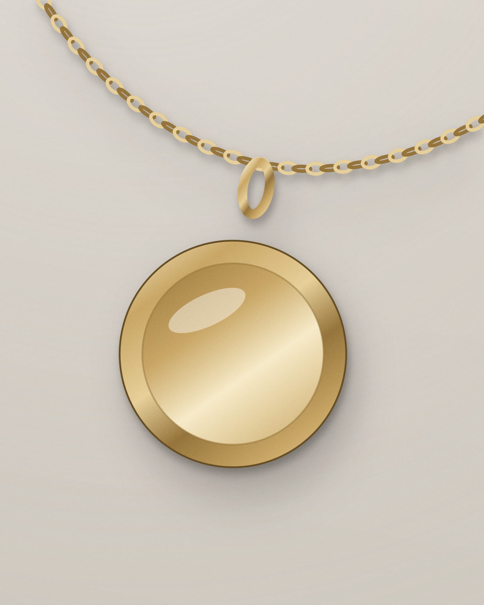 Van Cleef & Arpels Vintage Alhambra Pendant Malachite — detail view