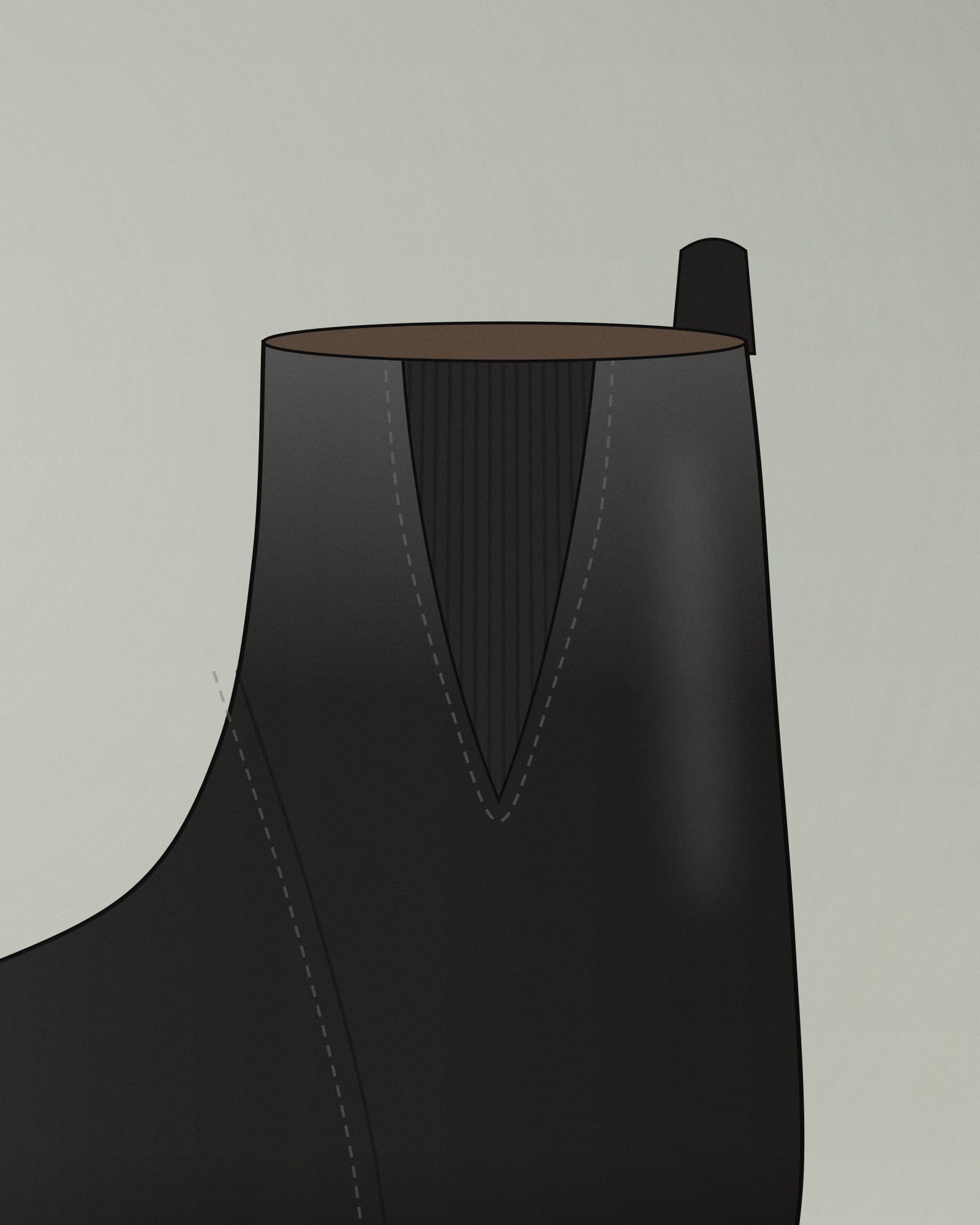Saint Laurent Wyatt 40 Harness Boots — detail view