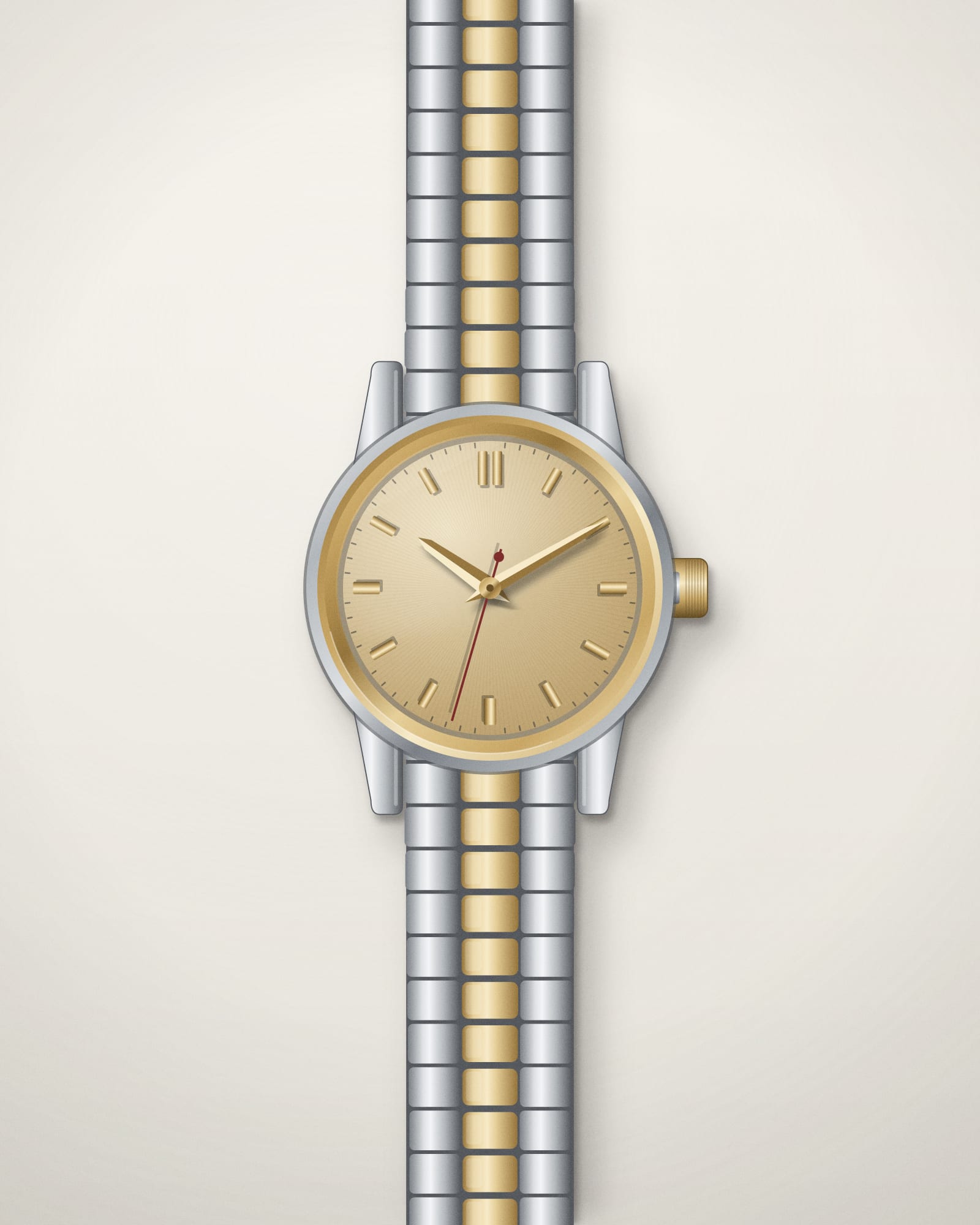 Rolex Datejust 36 Everose Rolesor — front view
