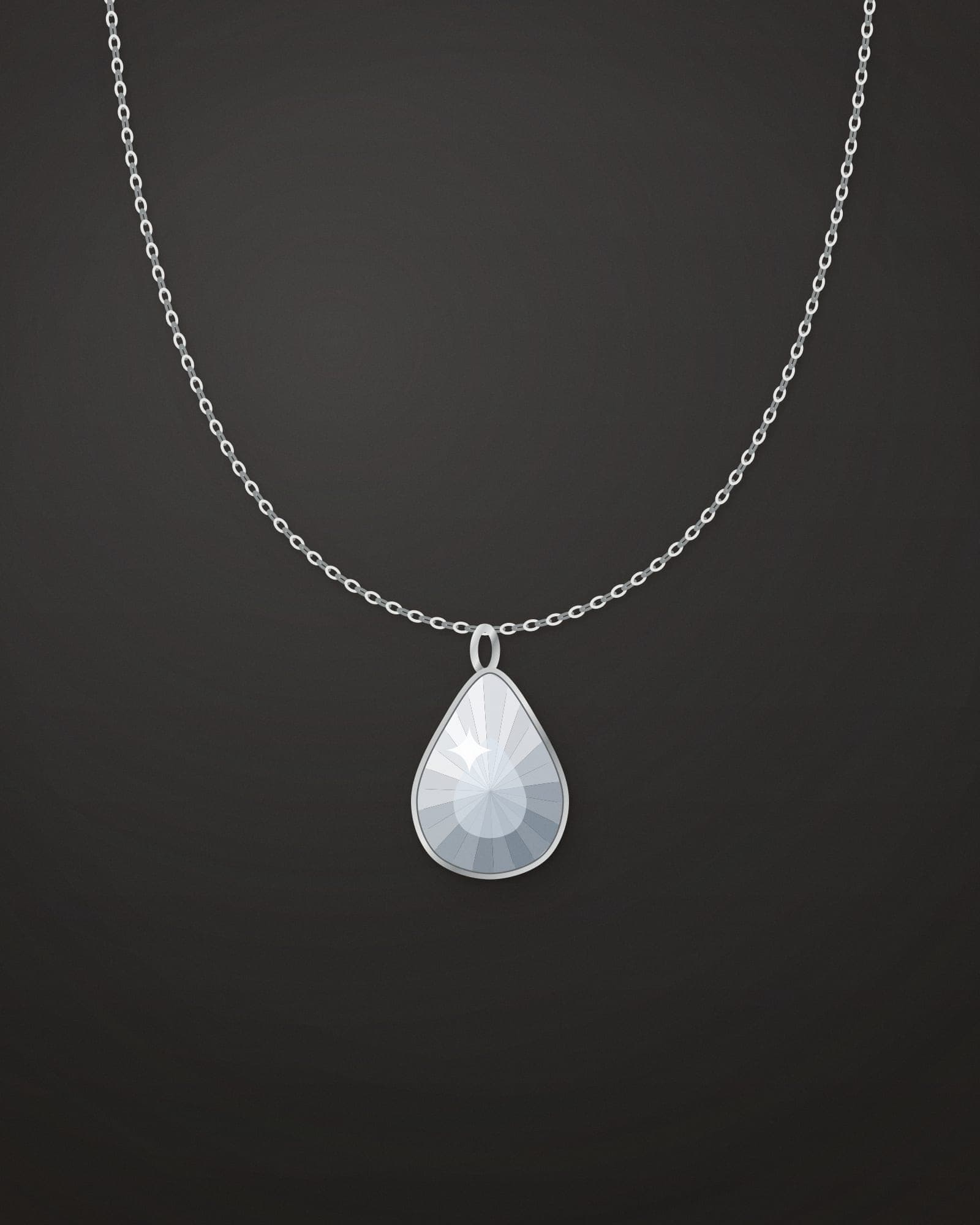 Tiffany & Co. Victoria Diamond Pendant, Platinum — front view
