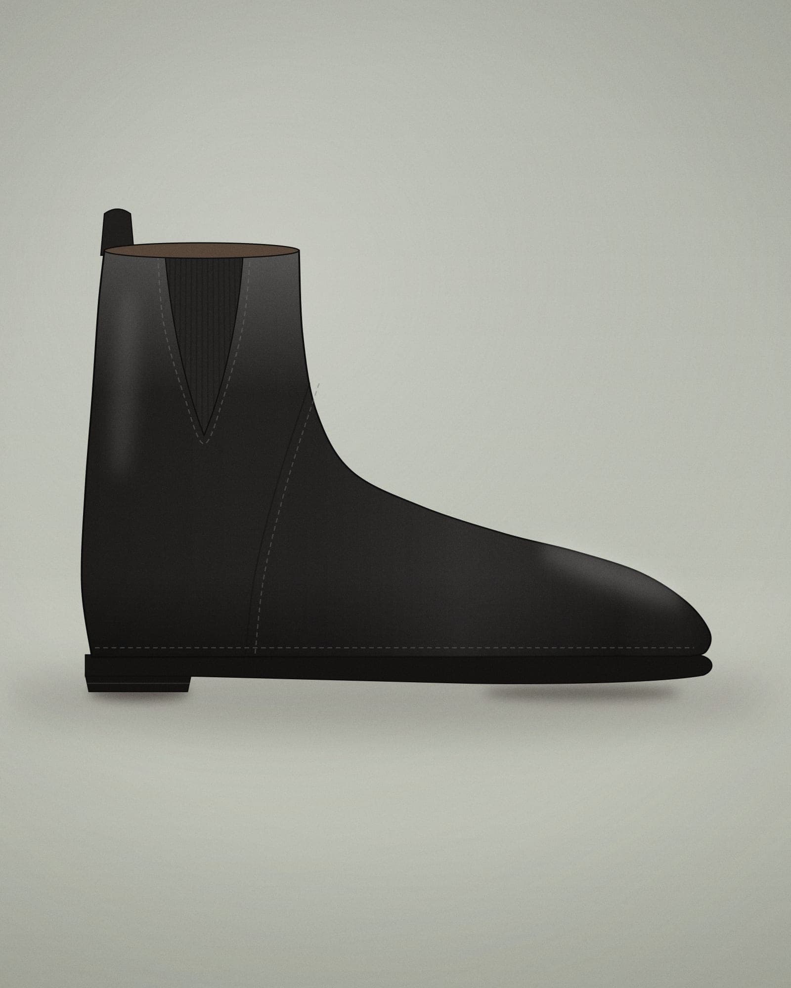 Saint Laurent Wyatt 40 Harness Boots — front view